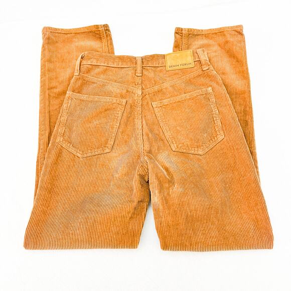 Denim Forum The Joni High Rise Loose Corduroy Style Pants Size 24 x 30L - Picture 5 of 10